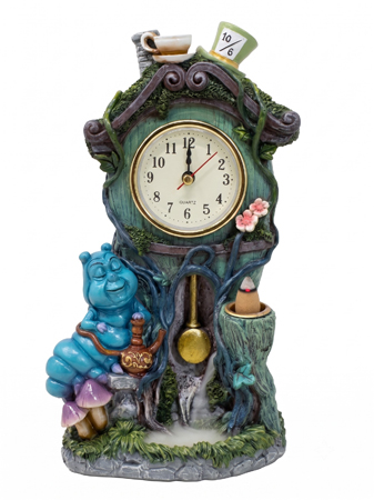 Alice in Wonderland Caterpillar Clock/Back Flow Incense Burner